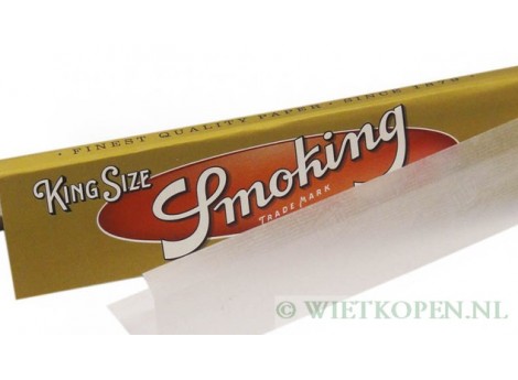 Smoking Gold King Size Slim-Joint tips & vloeipapier